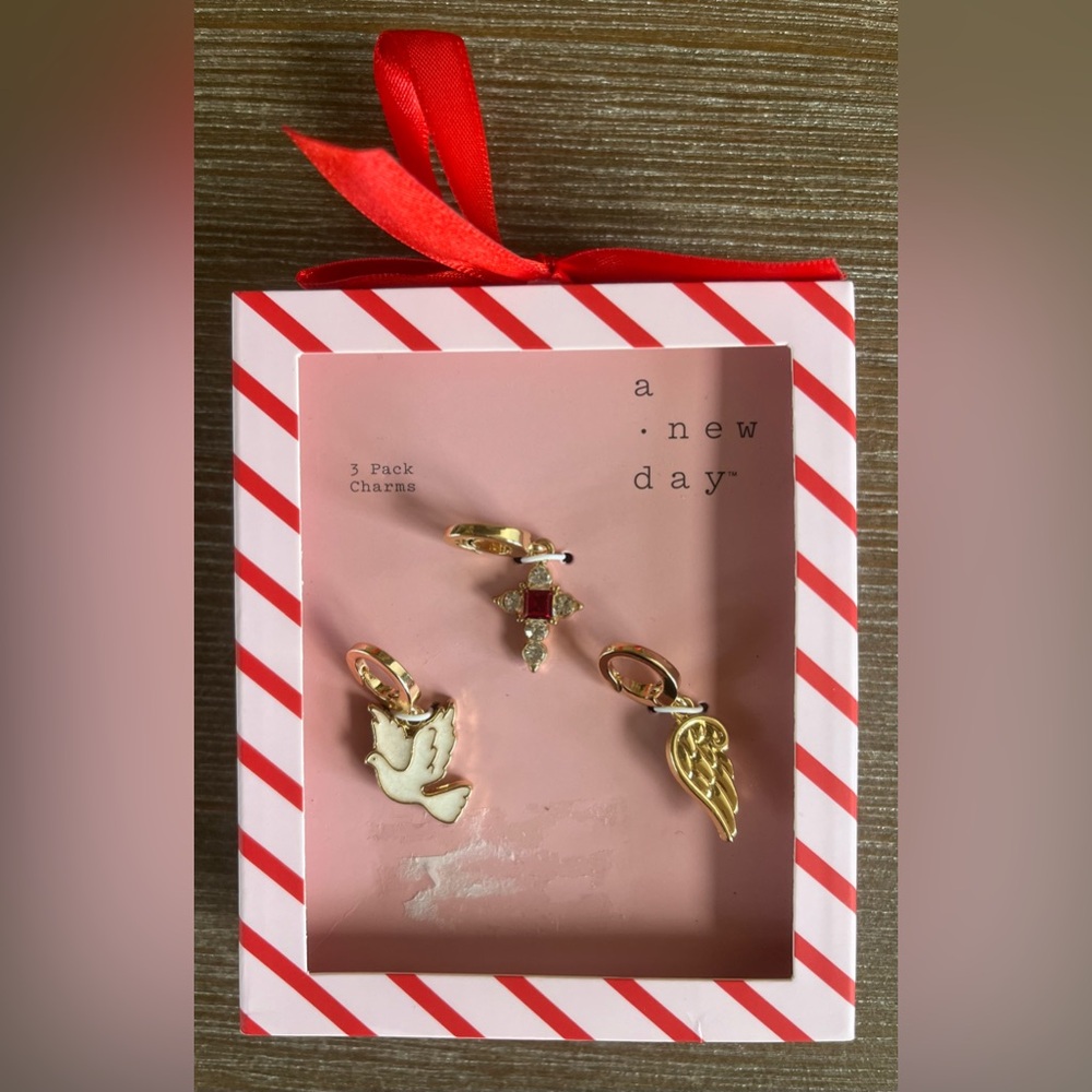 3 Piece set Chain Charms